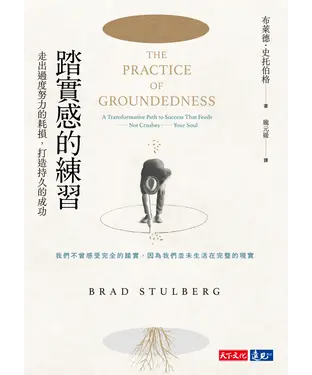 書封 踏實感的練習：走出過度努力的耗損，打造持久的成功